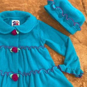 Lovely warm coat for your little girl